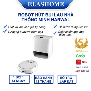 Robot hút bụi lau nhà thông minh Narwal giặt và làm khô giẻ tự động