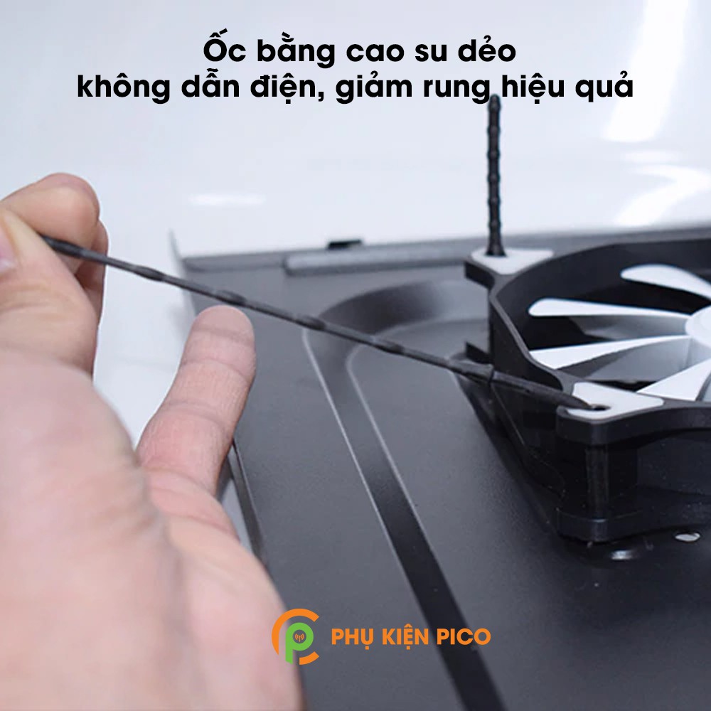 Ốc cao su gắn quạt máy tính - Ốc fan case cao su – Bộ 4 ốc