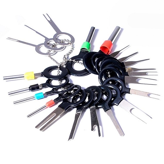 Bộ Công Cụ Gồm 21 Đầu Khác Nhau Dùng Tháo Giắc Điện Đầu Cuối Cho Ô Tô - Xe Máy Chiều Dài 6cm Chuyên Dùng Sửa Chữa Xe