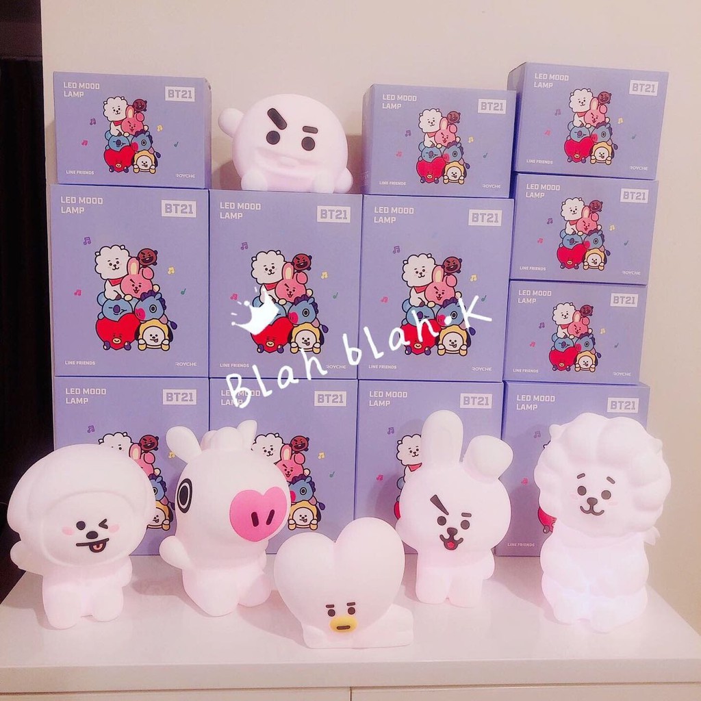 LINE FRIENDS ROYCHE - LED MOOD LAMP BT21 Phát Sáng 16 Màu (K112)