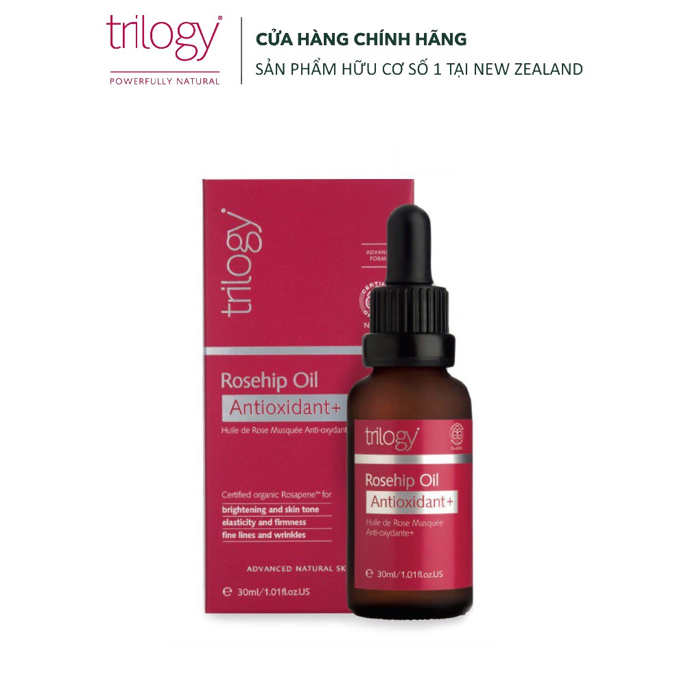 Trilogy Tinh Dầu Tầm Xuân Hữu Cơ Chống Lão Hóa Rosehip Oil Antioxidant 30ml