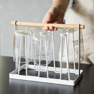 Khay sắt đỡ ly cà phê thủy tinh / lọ sốt tiện lợi