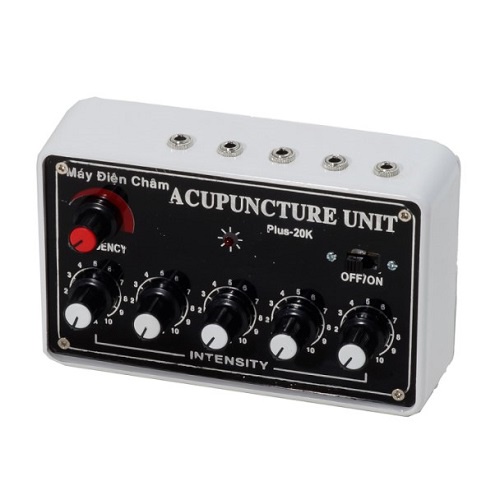 Máy châm cứu điện 20 kim tặng kèm 4 pin AA
