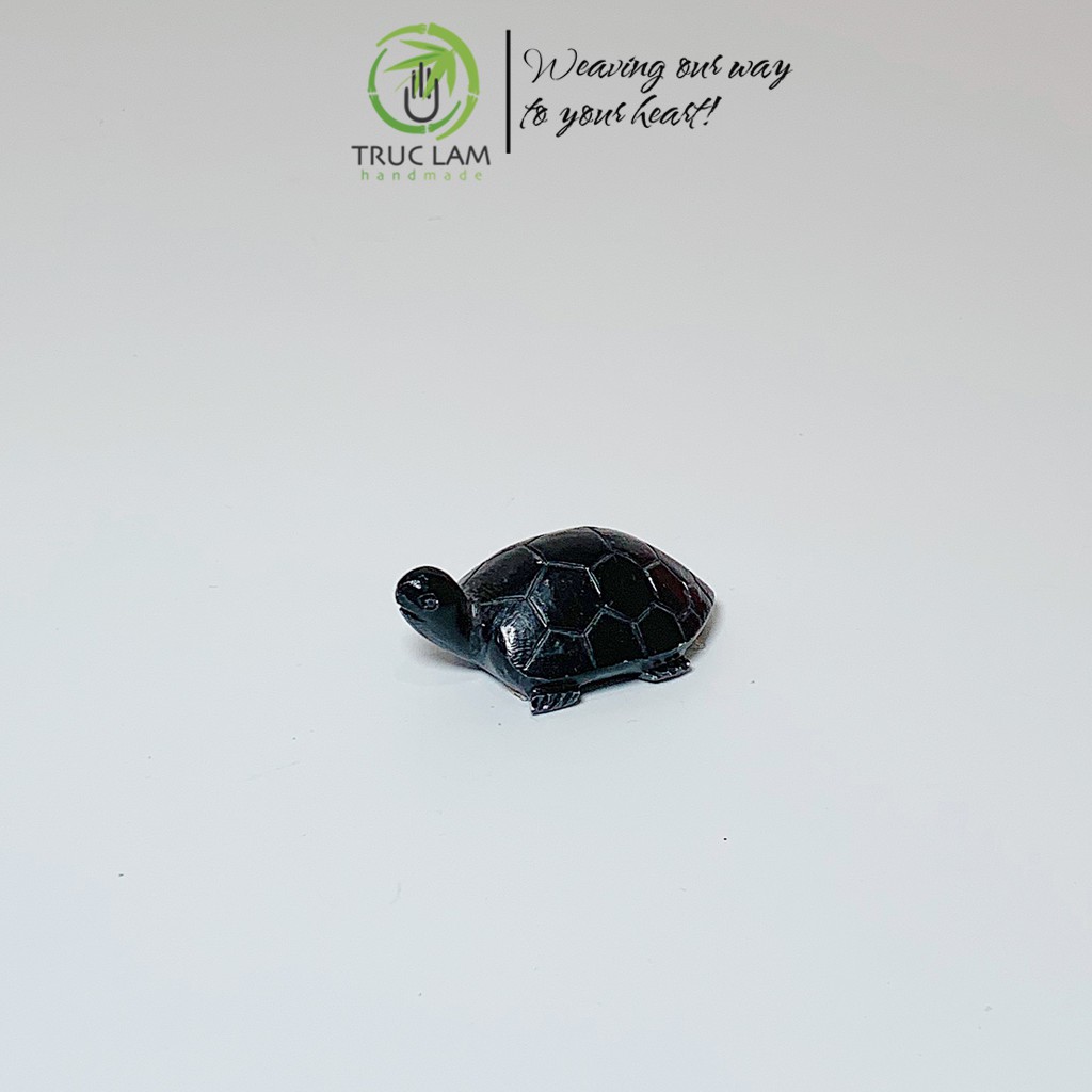 Tượng Trang Trí Hình Rùa Đá Tự Nhiên Điêu Khắc Thủ Công - Trúc Lâm Handmade