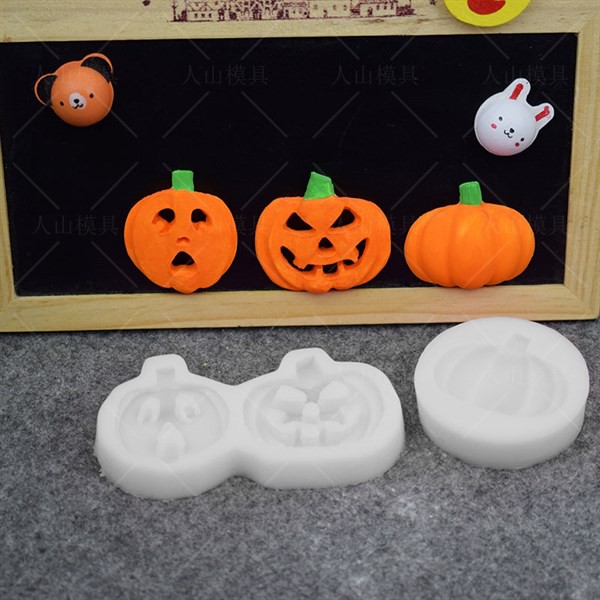 Khuôn Silicone Mặt Nạ Bí Ngô Halloween