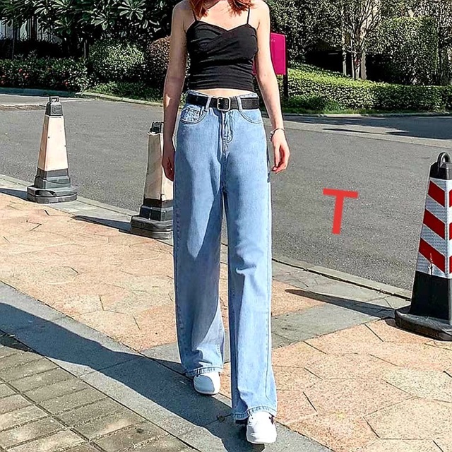 Quần JEANS ỐNG RỘNG ĐÈ GẤU Tr&amp;Đ