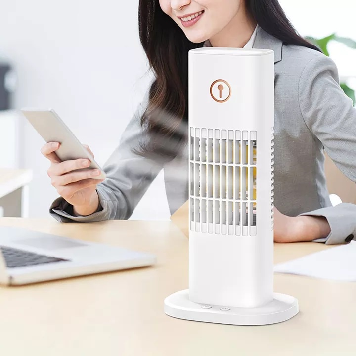 Quạt phun sương mini tích hợp đèn ngủ, phun sương tạo độ ẩm, Máy lạnh mini D3.
