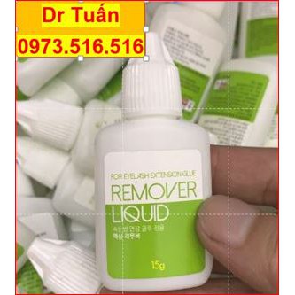 Remover liquid khử dầu trên mi - dụng cụ nối mi - mr Tuấn