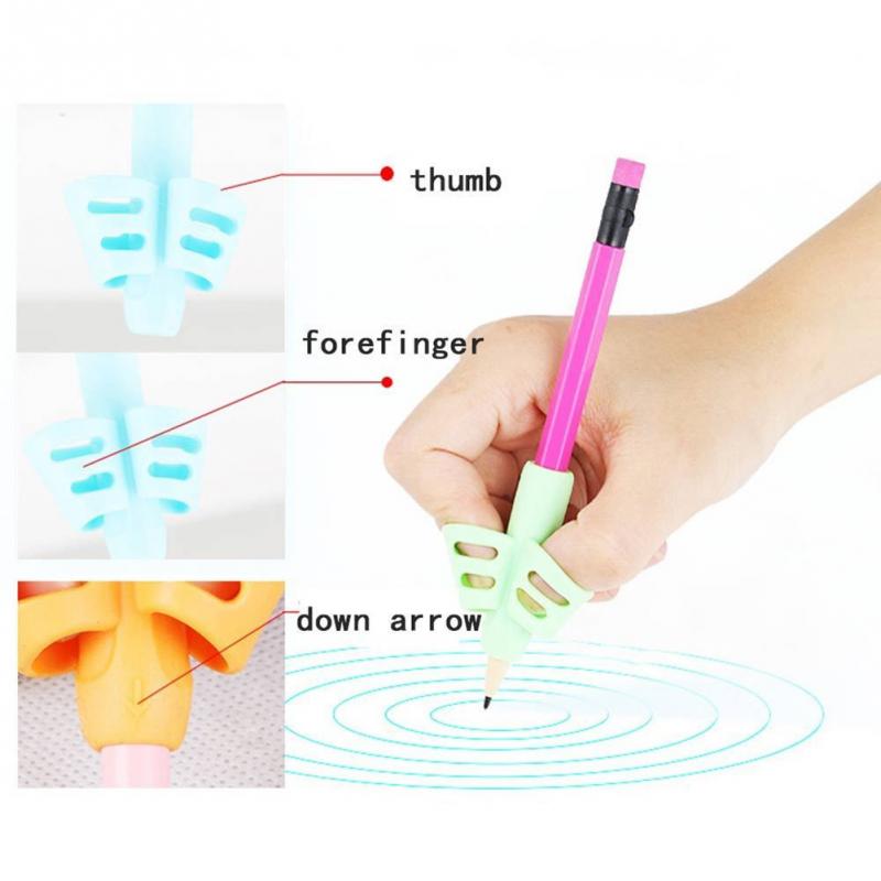 Bộ 3 Dụng Cụ Hỗ Trợ Cầm Bút Thiết Kế Tiện Dụng Cho Bé