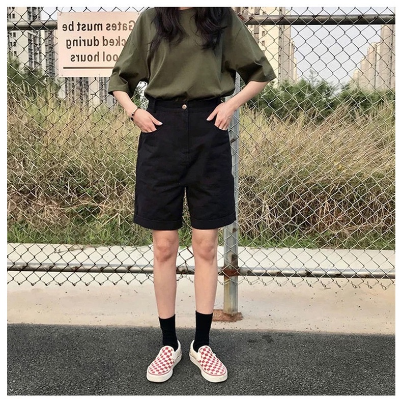 MS920 Áo thun nữ cổ tròn form rộng unisex thêu G