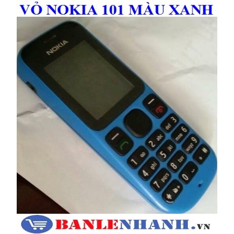 VỎ KHÔNG PHÍM NOKIA 101 MÀU XANH [VỎ ZIN, XỊN]