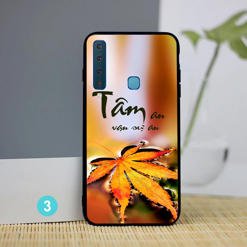 Ốp Samsung Galaxy A20/A30 , M20 , A9 2018 , A8 star/A9 star thần tài lưng kính cường lực ( Video quay thật )