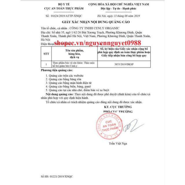 Thanh lí giảm cân cenly(30 ngày) | BigBuy360 - bigbuy360.vn