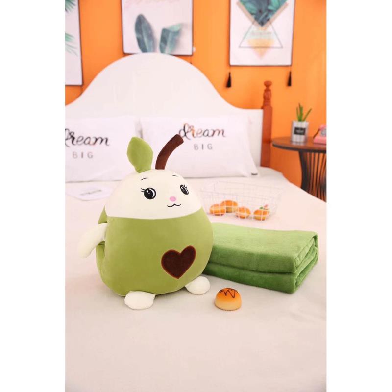 Gối kèm chăn hình thú văn phòng 3 trong 1 đa năng tiện lợi nhiều hình xinh xắn đáng yêu MiibooShi 2522222222