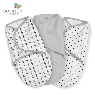 Bộ 3 chăn quấn Summer Infant đủ mẫu cho bé, có tách lẻ (hình, màu giao ngẫu nhiên)