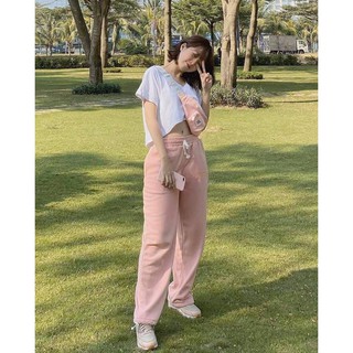 Áo croptop cổ tim