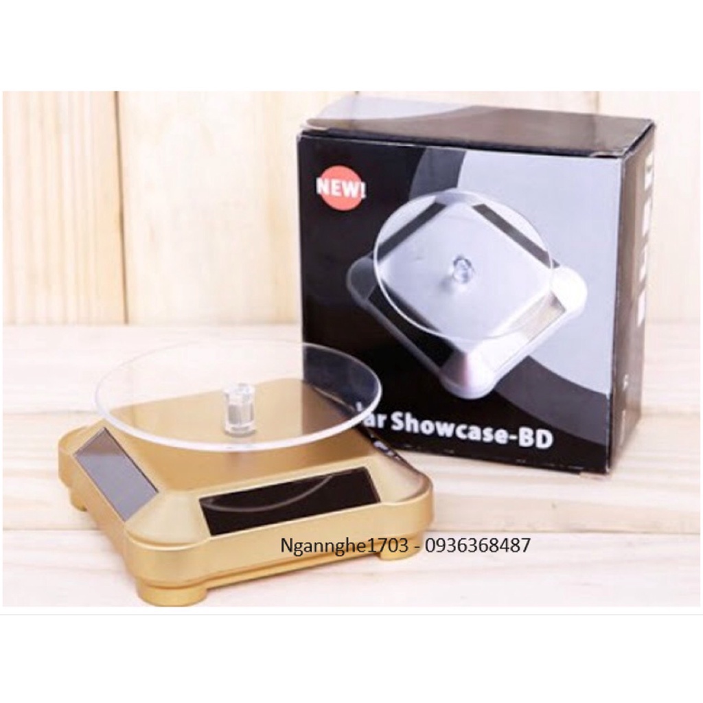 Bàn xoay, đế xoay trưng bày sản phẩm đồng hồ, trang sức, mô hình. Xoay 360 độ