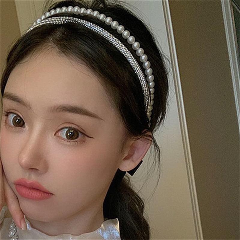Bờm tóc hàng trai, bờm tóc đôi đính đá