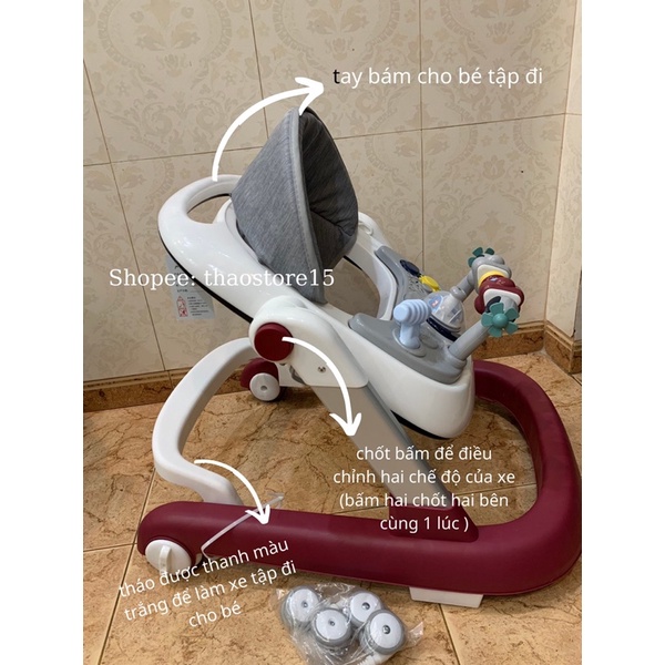 XE TẬP ĐI CHỮ U 805 “ BABY WALKER” CHO BÉ