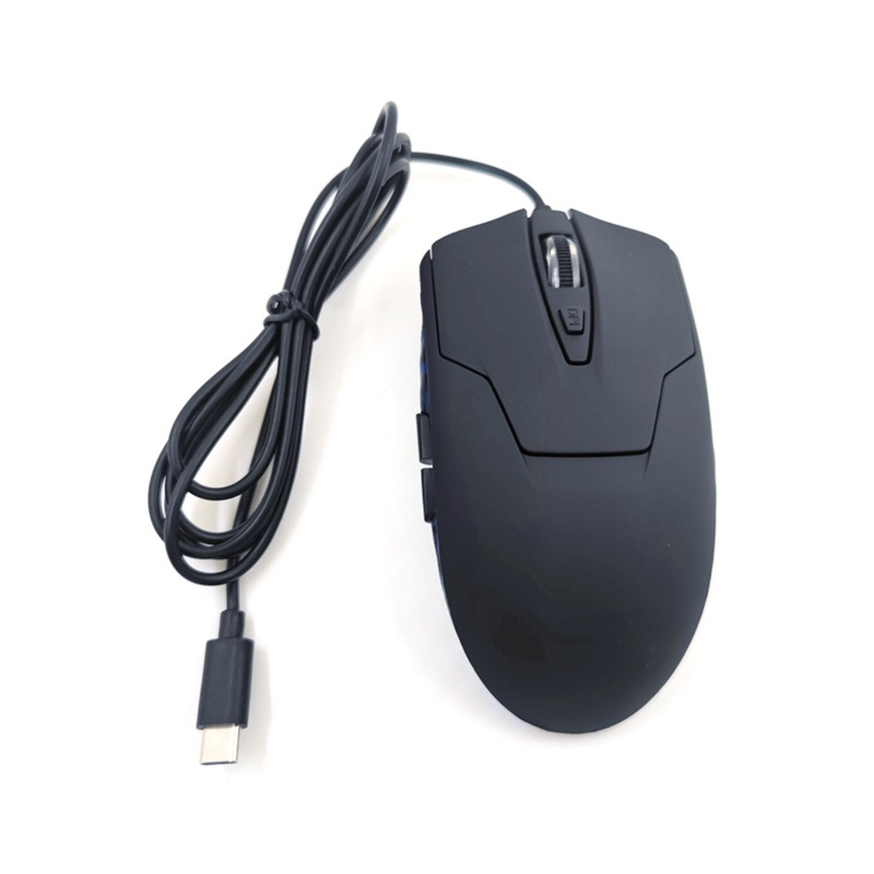Chuột Máy Tính LIDU1 Type C Có Dây Đèn LED RGB 2400 DPI 6 Nút Bấm Dùng Để Chơi Game