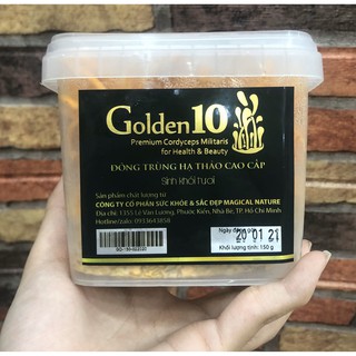 Nấm Đông Trùng Hạ Thảo Tươi Golden 10 Hộp 200g
