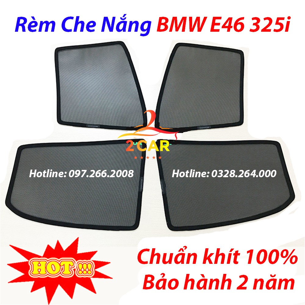 Rèm che nắng BMW 325i E46, Rèm loại 1 cap cấp