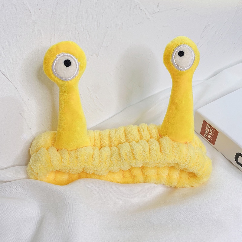 Băng đô cài tóc rửa mặt vải nhung màu trơn thời trang cho nữ