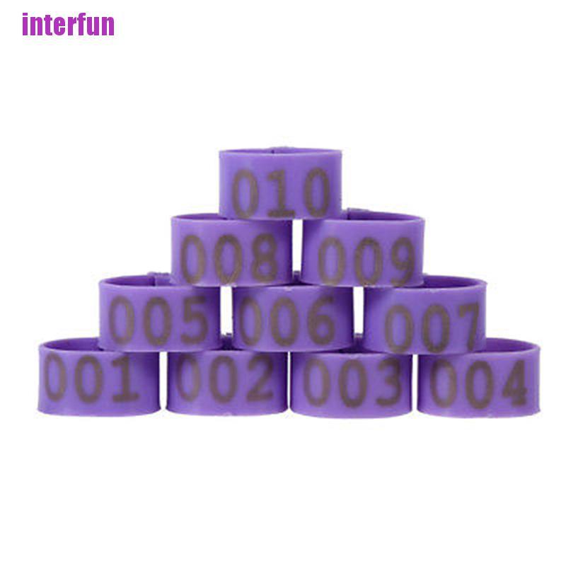 Bộ 100 Vòng Đệm Chân 16mm Chuyên Dụng Cho Gia Cầm