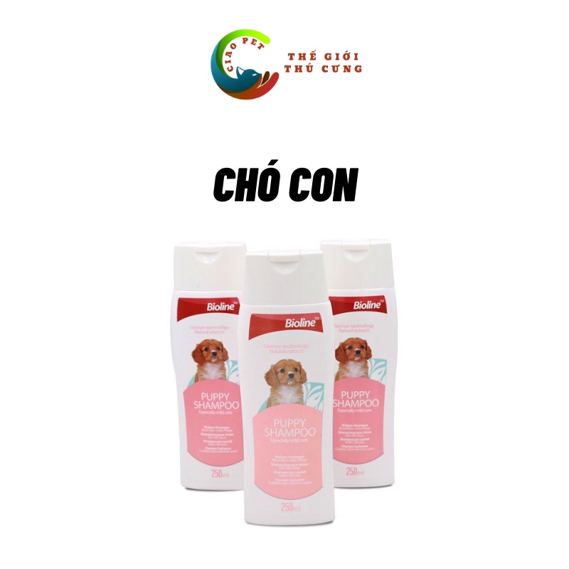 [250ml] Dầu gôi và xả cho chó BIOLINE