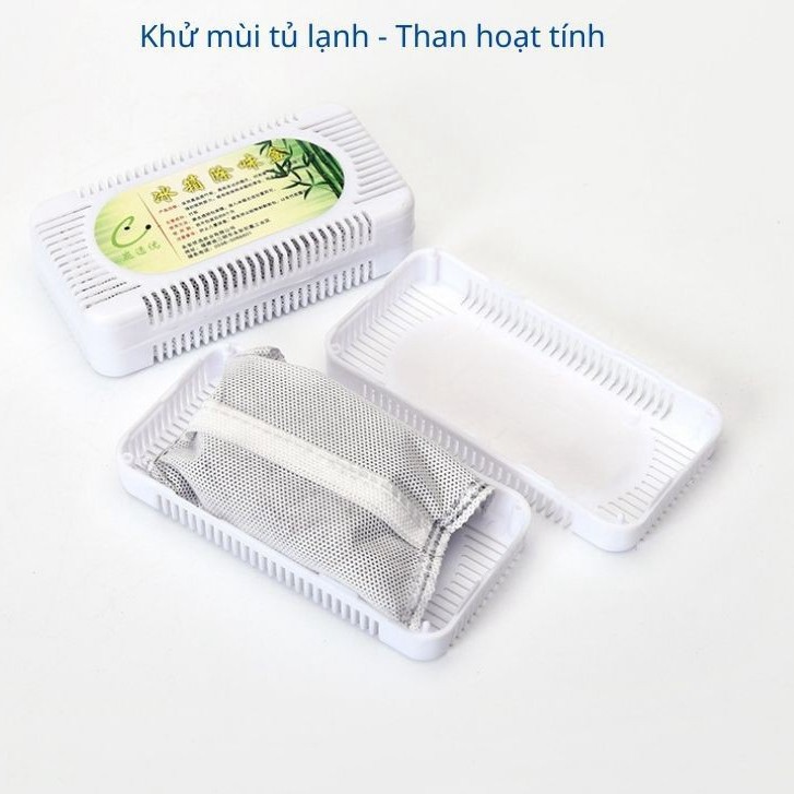 💥FREE SHIP💥HỘP KHỬ MÙI TỦ LẠNH THAN HOẠT TÍNH Hút Mùi Tủ Lạnh, Ô tô...Kháng khuẩn, Chống Oxy hóa bằng than hoạt tính