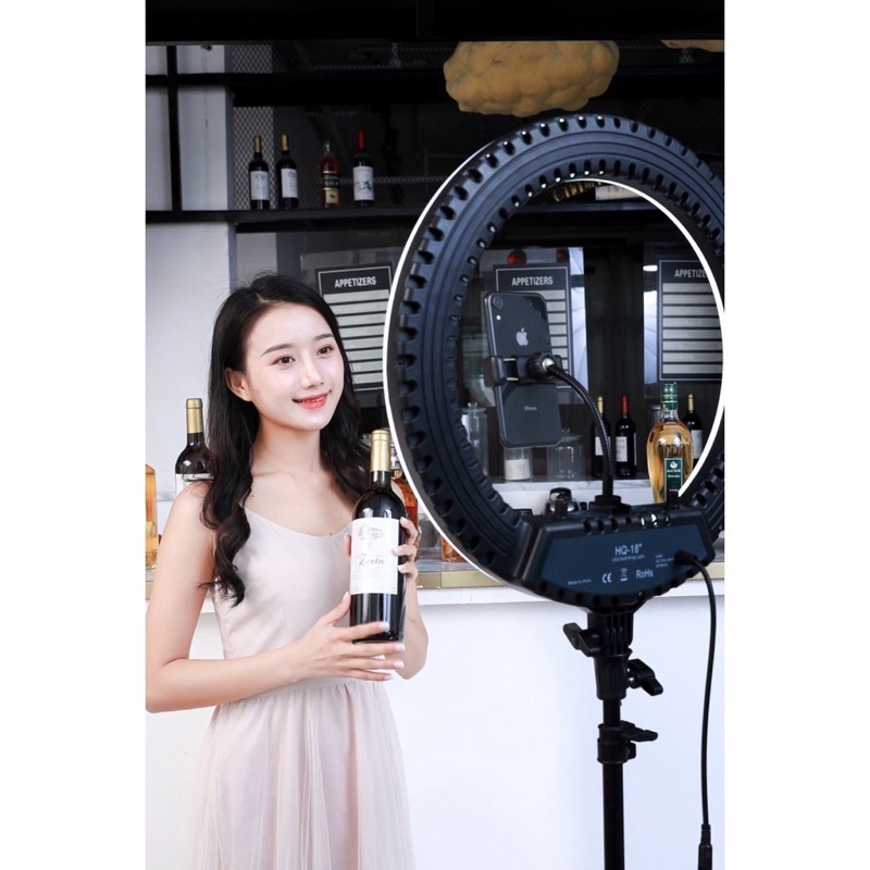 Đèn livestream 45cm dùng chụp hình ,quay phim