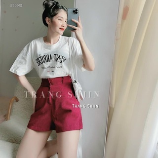 SET ÁO THUN KÈM SHORT NHUNG (KÈM VIDEO HÌNH THẬT)