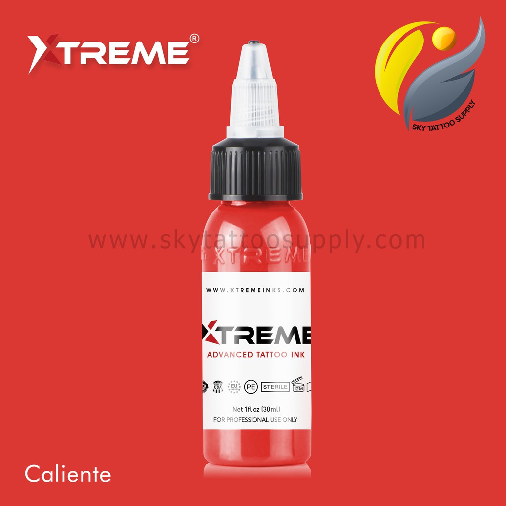 Mực xăm hình tattoo màu đỏ - XTREME INK chính hãng USA