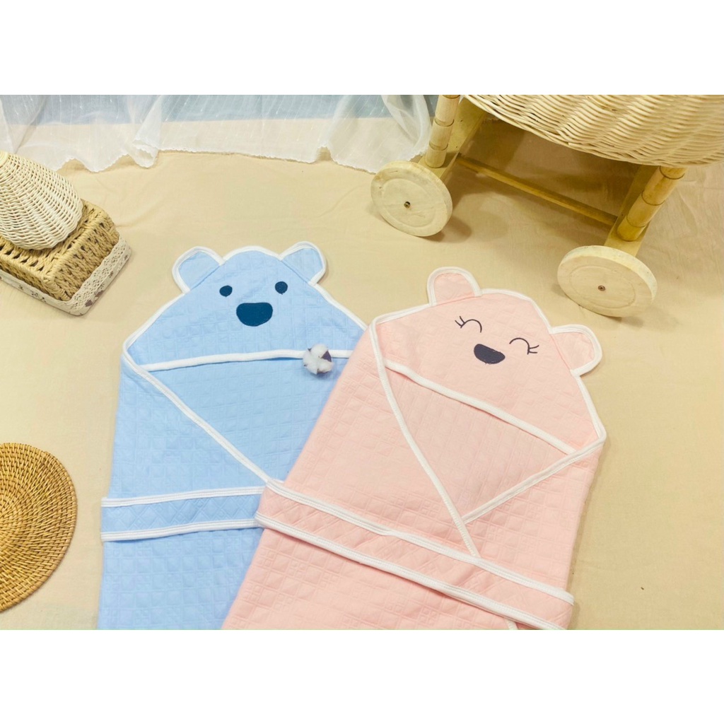 Chăn ủ cho bé - ủ choàng cho bé sơ sinh Oh Baby cao cấp