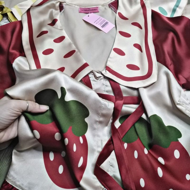 Pijama tiểu thư lụa cao cấp tay ngắn quần dài - Đồ ngủ nữ lụa lọai 1 không nhăn (ẢNH THẬT CỦA SHOP)