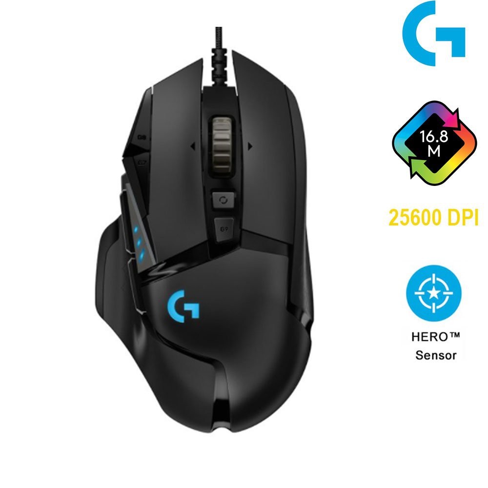 Chuột Logitech G502 HERO có dây