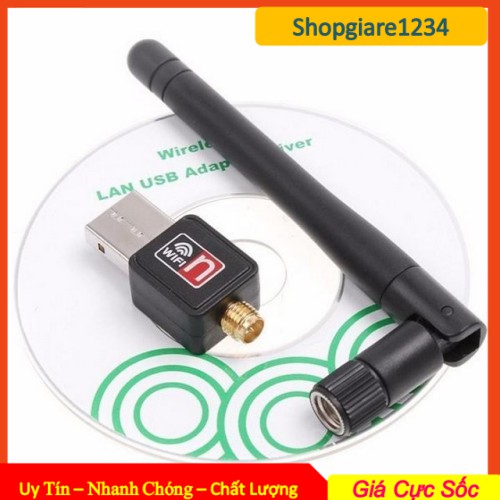 802.11N - Usb Thu Wifi Có Ăng Ten (Chính hãng)