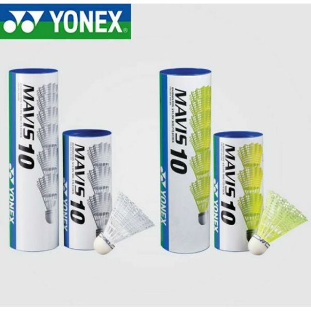 Set 5 ống cầu yonex mavis 10 + 30 cuốn yonex +30 cuốn vs