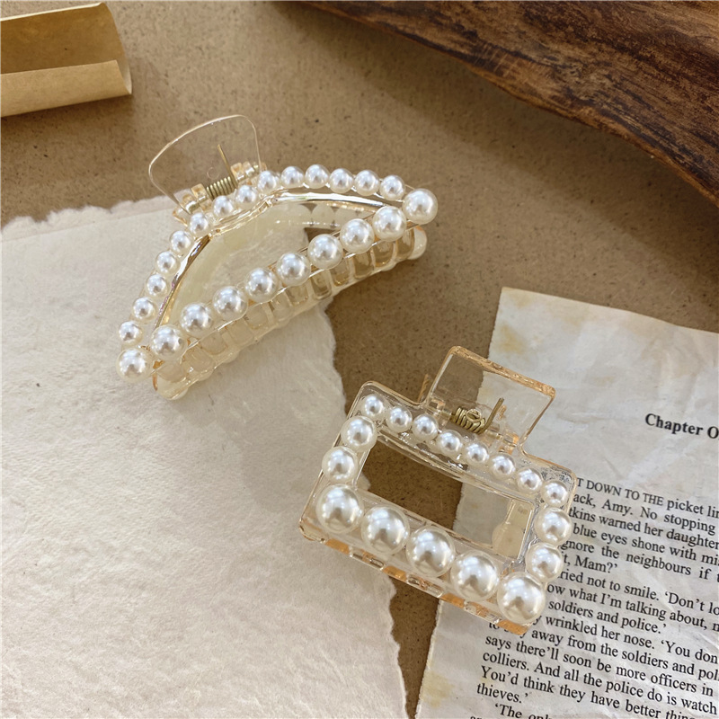Kẹp Tóc Nữ Đính Ngọc Thời Trang Hàn （Hairclips）