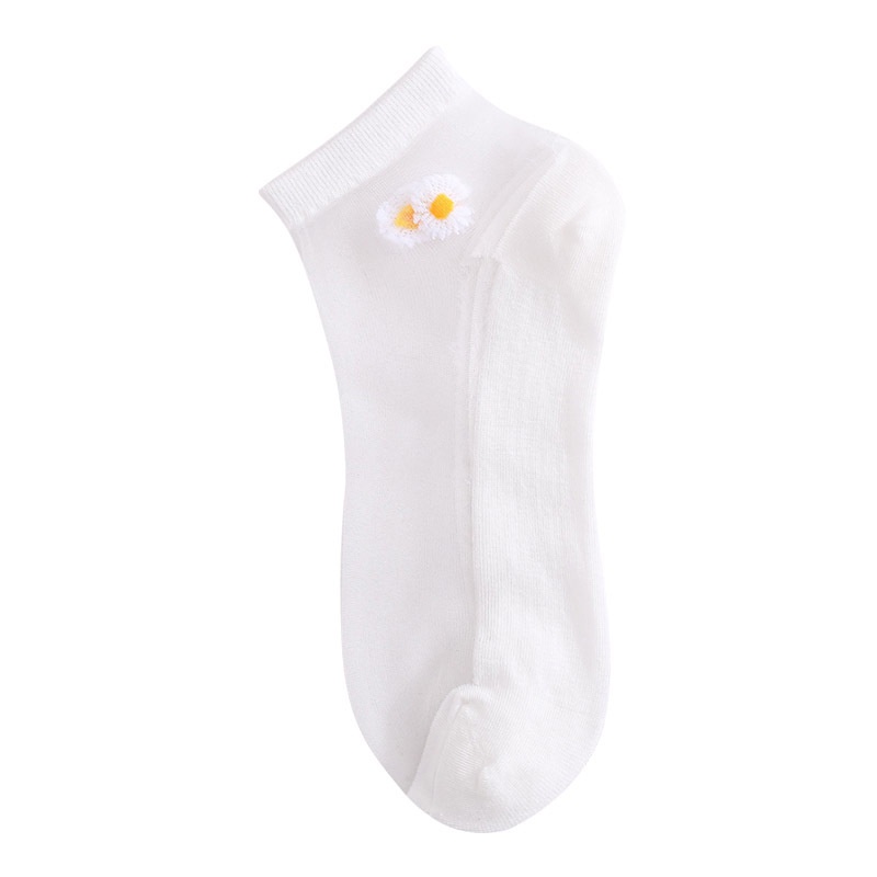 Bộ 5 Đôi Vớ Ren Trong Suốt Đính Hạt Ngọc Trai Thời Trang Xuân Hè Cho Nữ