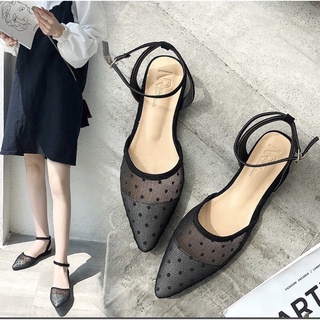 giày búp bê bệt mũi nhọn