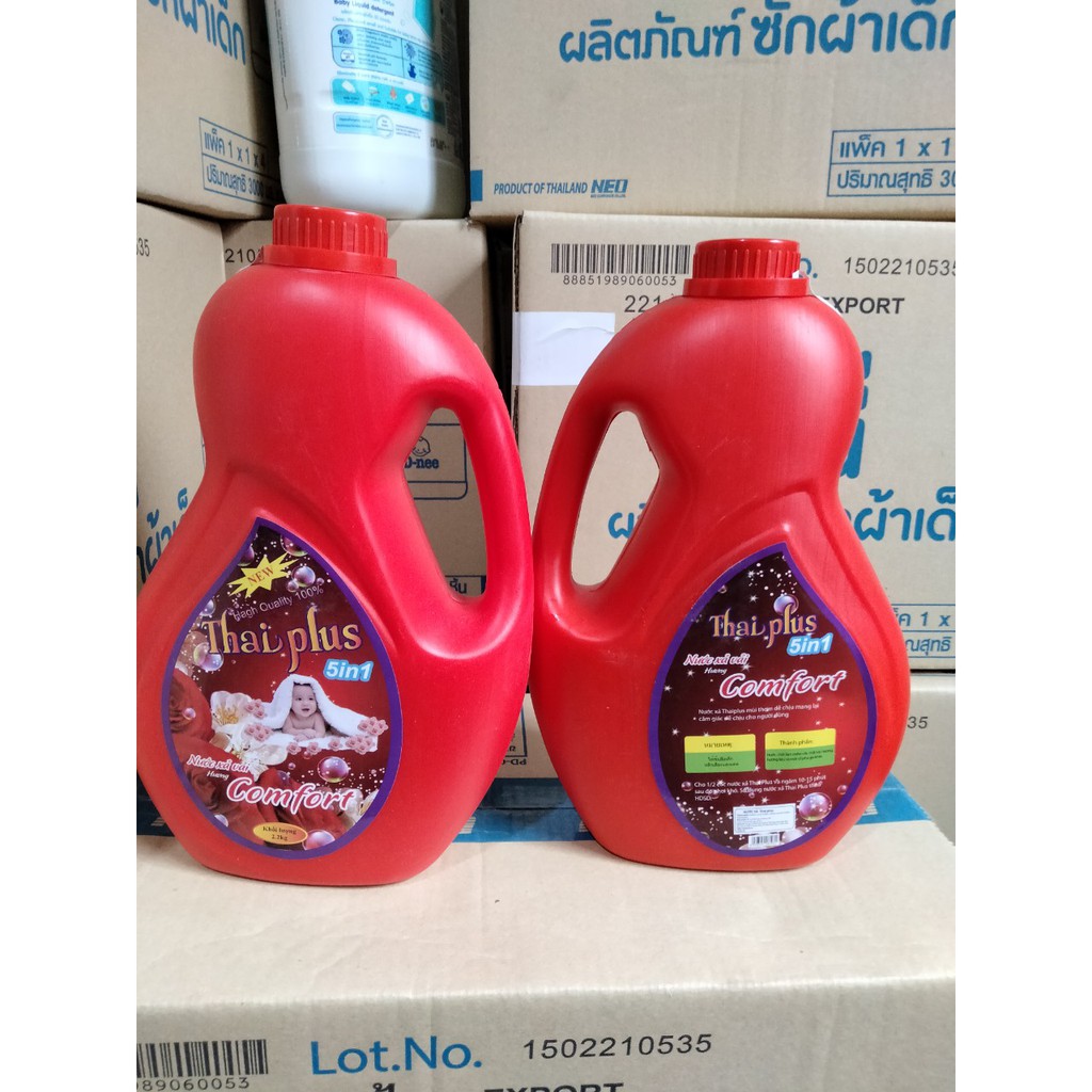 Nước Xả Vải Thái PLUS 2.2 Lít-Công Thức Hạt Siêu Lưu Hương