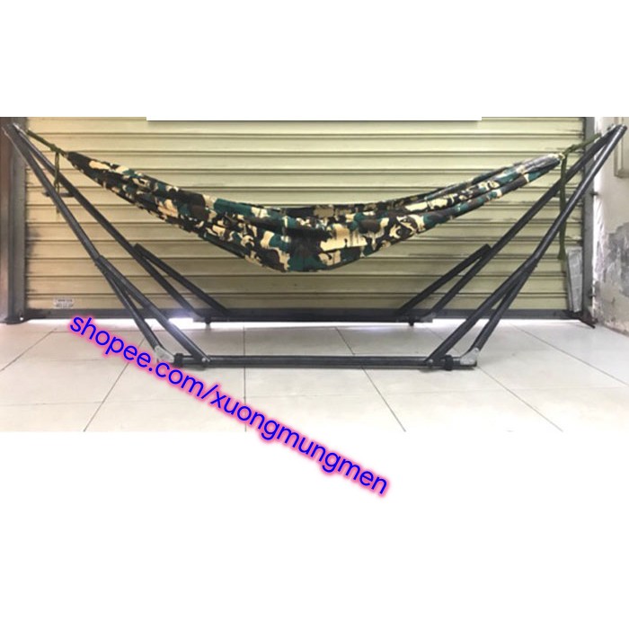 Võng Rằn Ri Dày Màu Lính