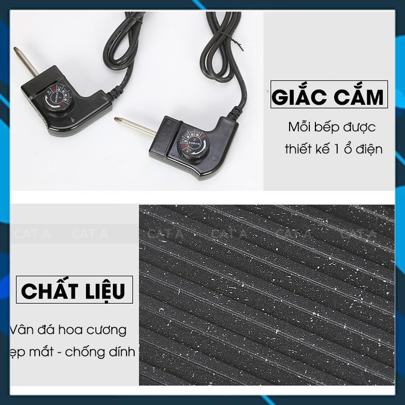 {Rẻ mỗi ngày}BẾP LẨU NƯỚNG ĐA NĂNG CAO CẤP 2in1 -Chống dính - Công suất lớn - Thiết kế tiện dụng, tiết kiệm điện năng !