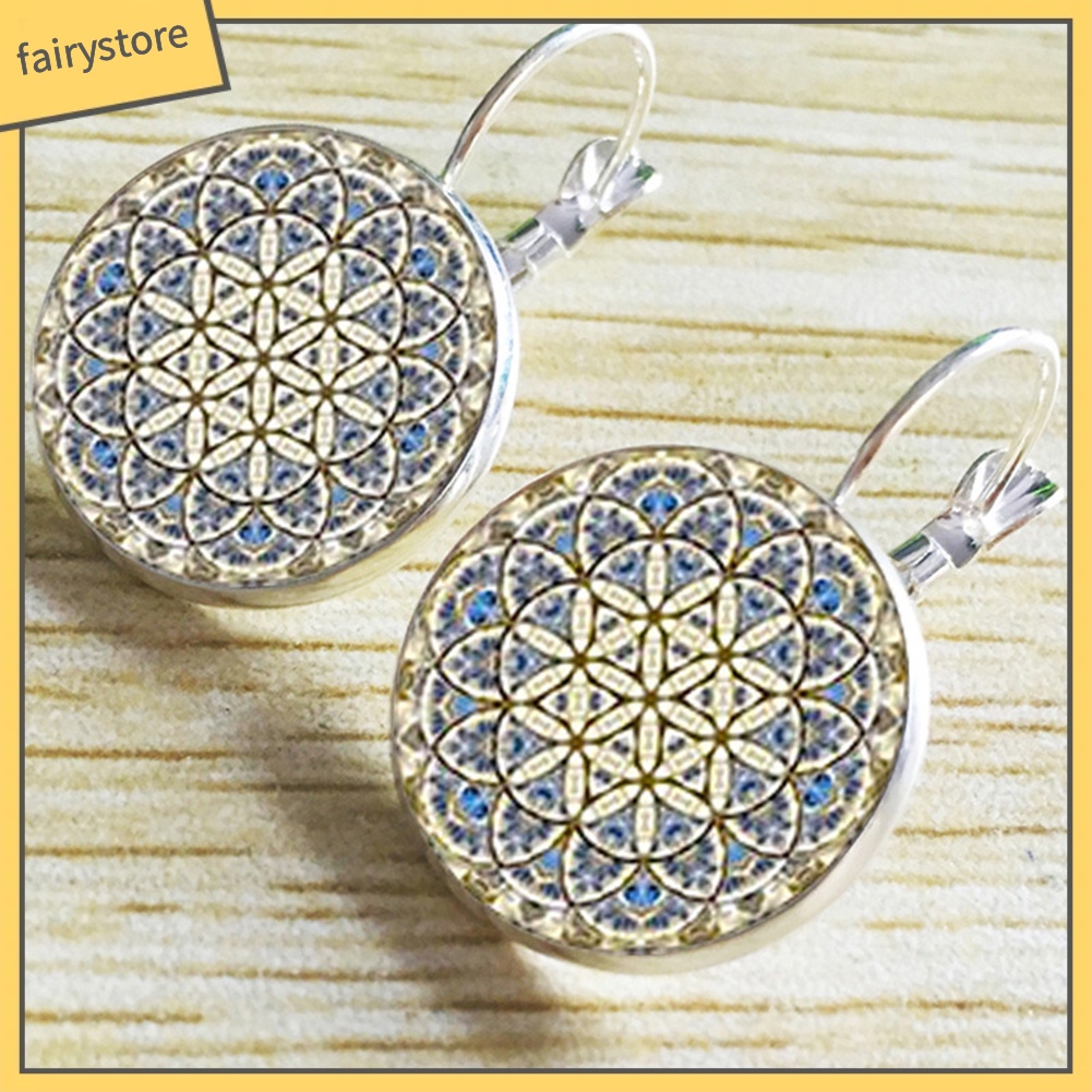 Khuyên Tai Kim Loại Đính Đá Phong Cách Bô-Hem Cho Nữ