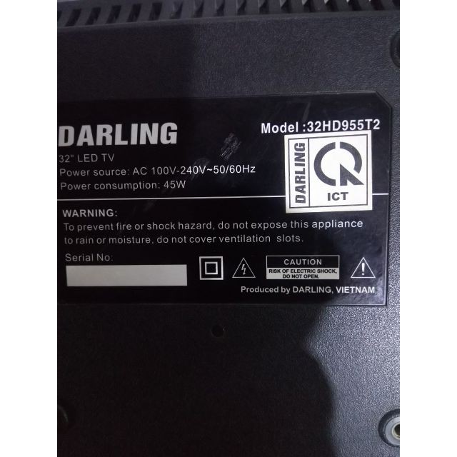 Darling 32HD955 - Bộ 2 Thanh 7 Led cong cho Tivi Darling 32HD955T2 và các dòng tương tự