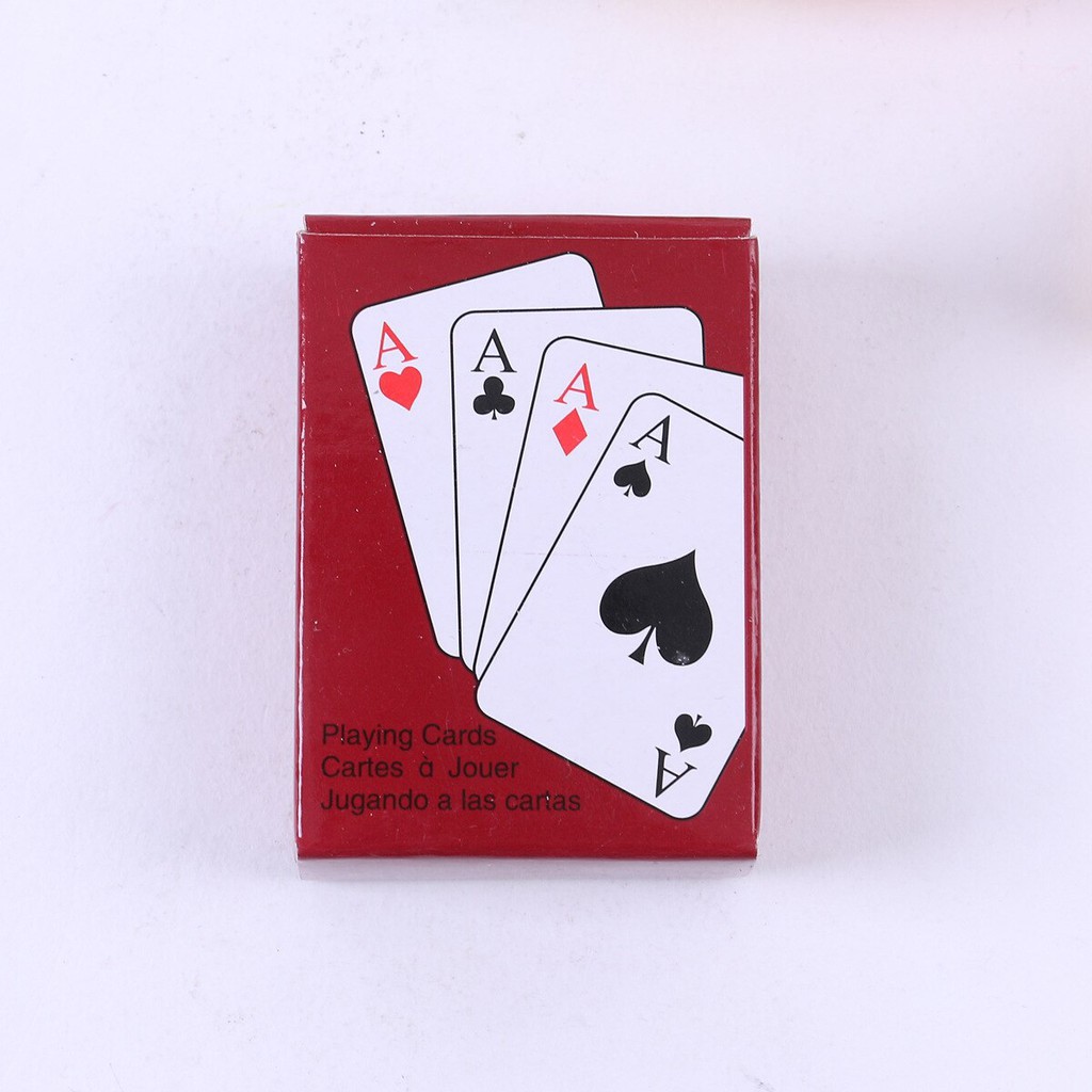 bộ bài tây mini poker - Bài tây kích thước nhỏ gọn dễ mang theo