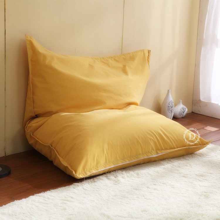 Ghế Lười Hạt Xốp Hình Bánh Rán Vuông, Chữ Nhật - Vải Thô sofa cao cấp, ghế beanbag hình vuông siêu bự siêu khổng lồ