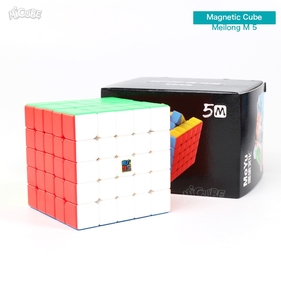 Rubik 5x5 Nam châm từ tính MoYu meilong 5M Stickerless  -  đồ chơi rubik 5x5 phát triển siêu trí não