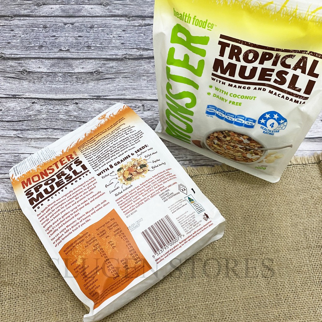 NGŨ CỐC YẾN MẠCH MONSTER ÚC 700G ( Hàng mới ) | BigBuy360 - bigbuy360.vn